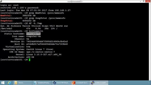 Formation Oracle 12c DBA2 - Installation des pré-requis смотреть онлайн