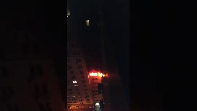 Пожар на Тычины 16/2 (17.10.2019) смотреть онлайн