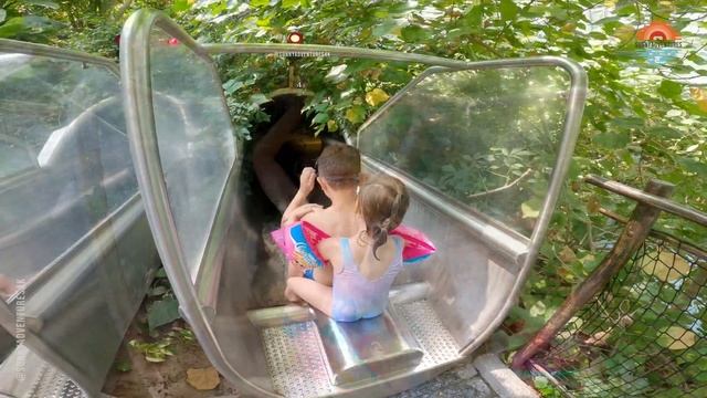 THICK Metal Jungle Slide at Tropical Islands Berlin Germany смотреть онлайн
