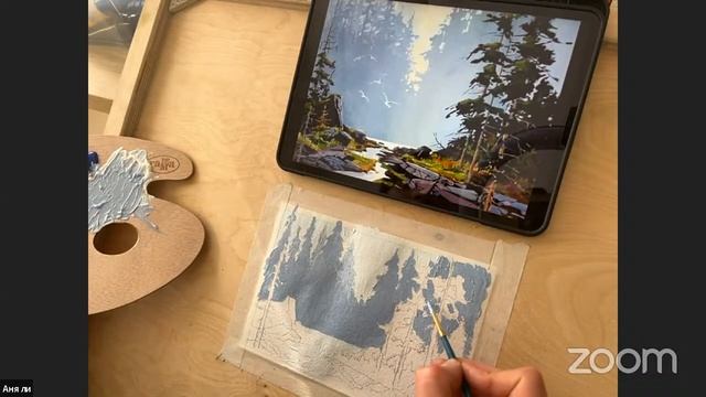 Учимся рисовать акрилом. Мастер-класс от школы GRAFIKA