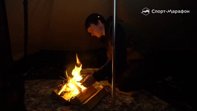 Разводим костёр в Tentipi Safir 9 смотреть онлайн
