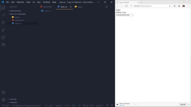 Copy To Clipboard | JavaScript Bangla Project смотреть онлайн