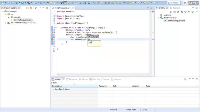 java interview questions: find the number of character occurence in a given string in java смотреть онлайн