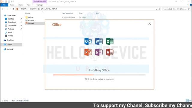 How to install MS Office 2016 ISO File in Windows 10 смотреть онлайн