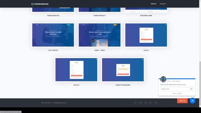 Hiric - Svelte Landing Page Template 8 multipurpose смотреть онлайн