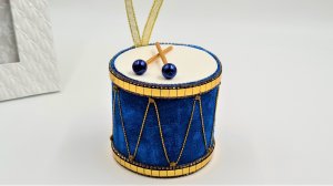 Новогодняя игрушка-барабан своими руками: пошаговое руководство от идеи до декора! Часть 2🎄🎄🎄