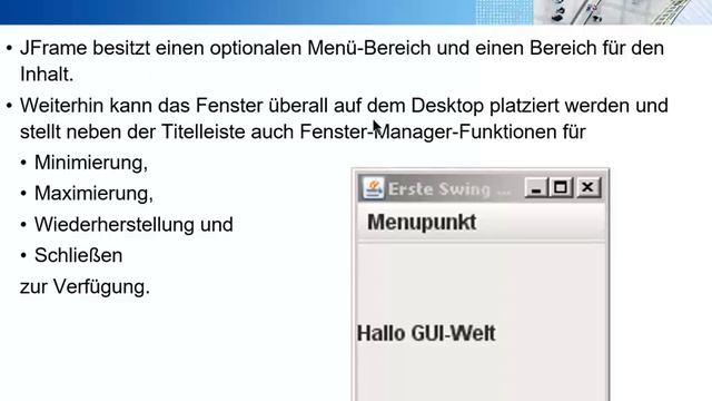 Swing-GUI: Grundlagen, AWT, Komponenten, Container und Layout-Manager смотреть онлайн