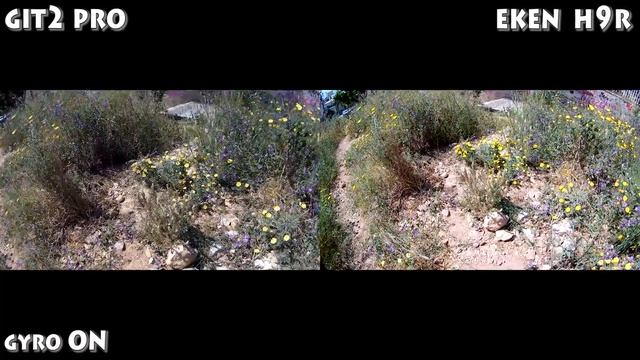 EKEN H9R vs Gitup Git2 Pro - 1080p 60fps смотреть онлайн