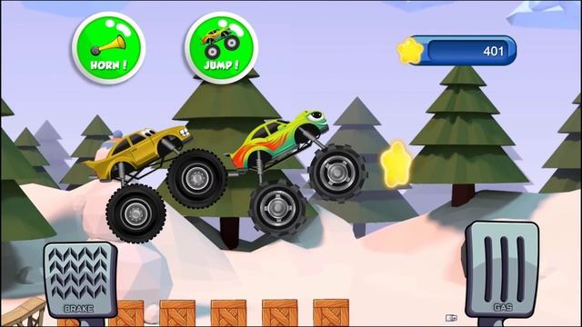 Monster trucks game for toddlers and kids 2 смотреть онлайн