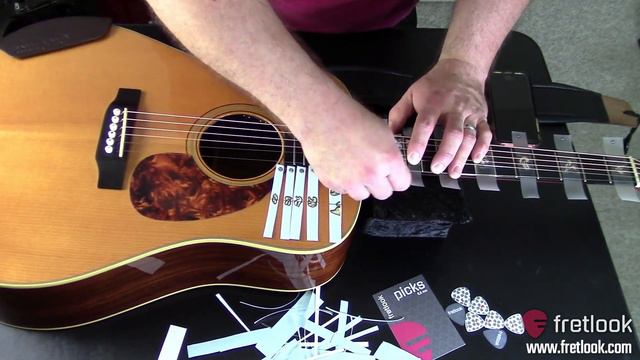 🎸Easy Fretboard Inlays with Fretlook | Guitar Inlay Stickers Demo & Review смотреть онлайн