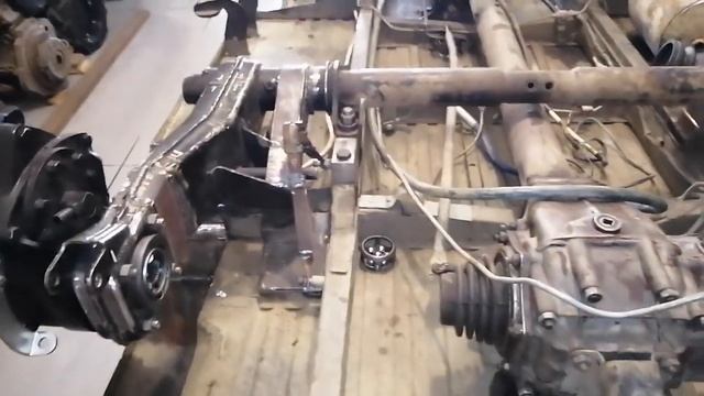 ЛуАЗ ч.2. усиление рычагов, расширение арок, новые привода КР, проставки под мост и КПП, аморты УАЗ смотреть онлайн