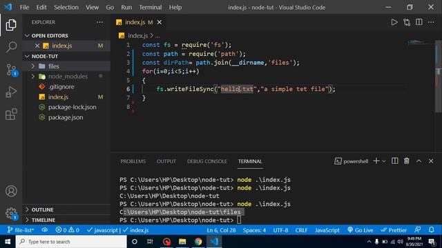 Node JS in Hindi # 13 Display file list from folder смотреть онлайн