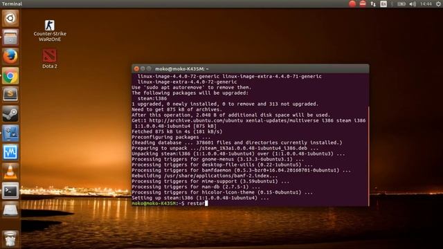 Ubuntu 16.04 (Steam error) - The cache has no package named 'steam' смотреть онлайн