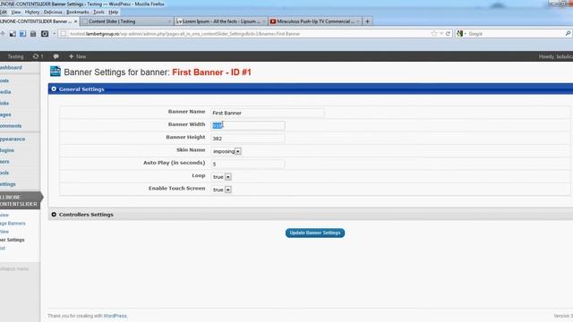 LambertGroup Content Slider - WordPress Plugin - Step 2: Manage Images смотреть онлайн