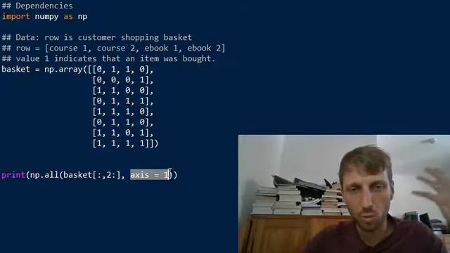 Python One-Liners | Data Science 9 | NumPy all() + axis смотреть онлайн