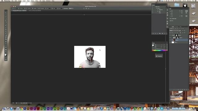 Create a double exposure effect in photoshop - Tutorial 9 смотреть онлайн