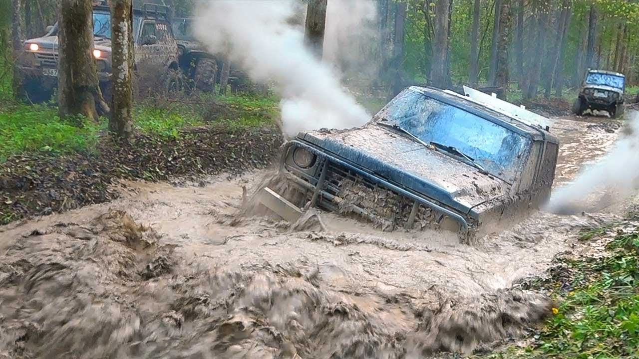 OFFROAD ПО ЖЕСТИ! Nissan Patrol удивляет ВНЕДОРОЖНИКИ! УАЗ, НИВА на Бездорожье смотреть онлайн
