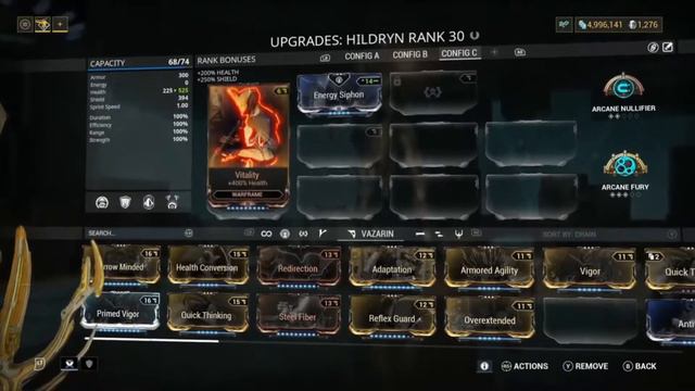 warframe hildryn god mode build смотреть онлайн