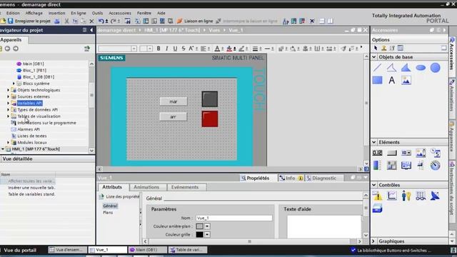 Siemens TIA Portal :Configurer une Vue IHM بالدارجة المغربية смотреть онлайн