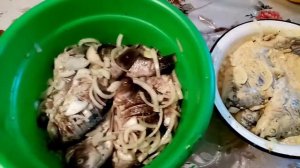 Рецепт карася на мангале, шашлык из карася.