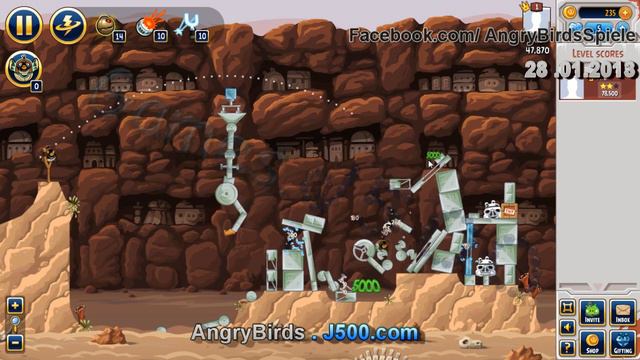 Facebook Angry Birds Star Wars Tournament 2 (Week 7) Walkthrough 3 Stars Lösung смотреть онлайн