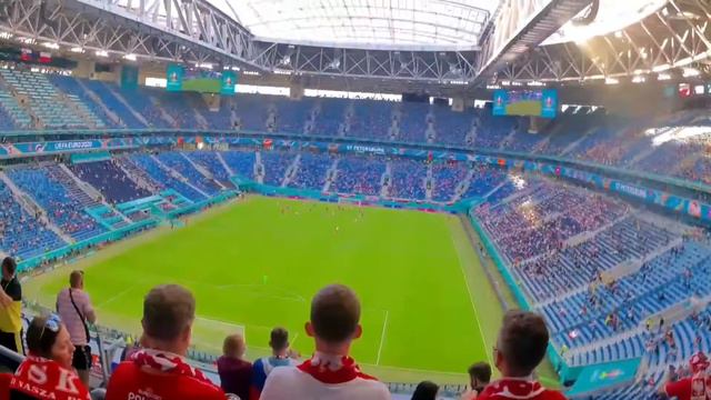 ПОЛЬША 1:2 СЛОВАКИЯ | СЛАВЯНСКОЕ ДЕРБИ на ЕВРО-2020 в Санкт-Петербурге | как болеют польские ULTRAS смотреть онлайн