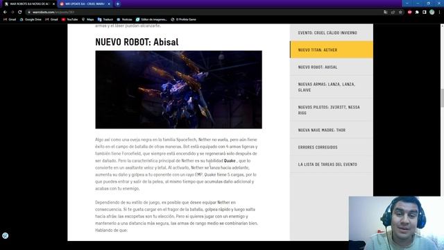 Actualización 8.6 / Nuevo Titan + Bot + Pilotos + Armas + Nave /¿Y El Balance? - War Robots