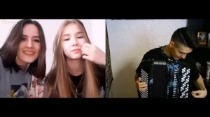 Виртуоз Баянист в чат рулетке 3. Реакция девушек.  Хижина Музыканта