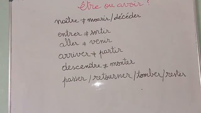 اجي تفهم تصريف الافعال- Quand on utilise l'auxiliaire avoir et être смотреть онлайн