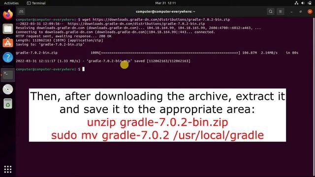 How to install Gradle on Ubuntu смотреть онлайн