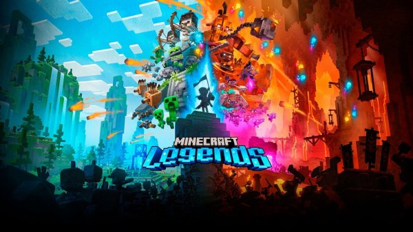 Minecraft Legends - gameplay, прохождение - часть 1