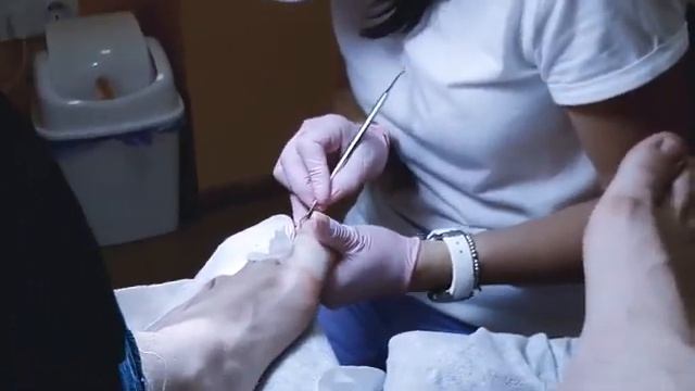 Мужской педикюр. Процесс/Male Pedicure. Process