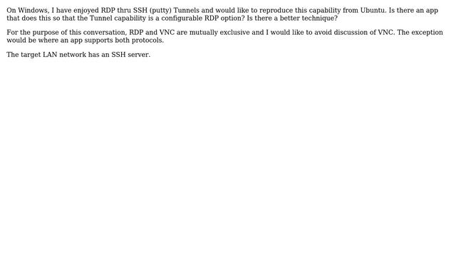 Ubuntu: RDP thru SSH Tunnel смотреть онлайн