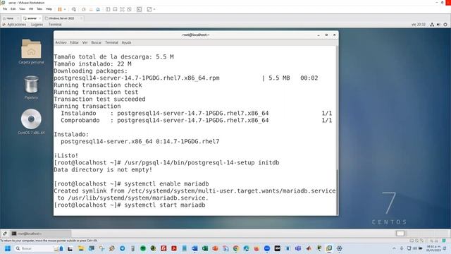 Instalación mariaDB y POSTGRESQL en CentOS 2023 смотреть онлайн
