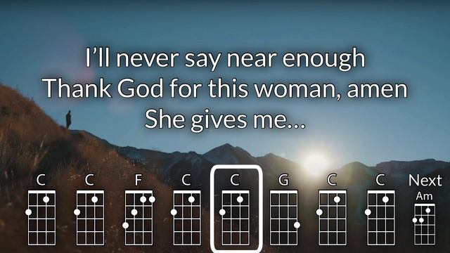 Woman, Amen Baritone Ukulele Play Along смотреть онлайн