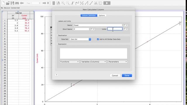 Creating a Calculated Column in Logger Pro 3.16 смотреть онлайн