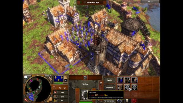 Age of Empires 3 | 1 v 7 | Map Bayou | 8 Players | Expert смотреть онлайн