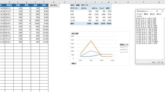 【Excel】VBAでCSVファイルをリアルタイム読み取り смотреть онлайн