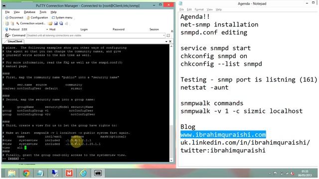 How to enable SNMP on linux and installation and configuration смотреть онлайн