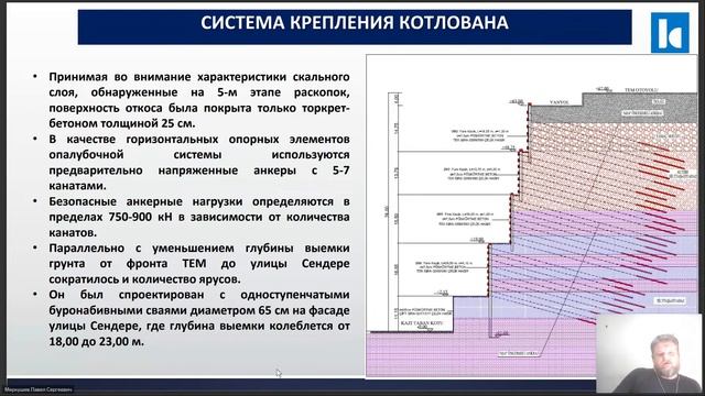 Вебинар: «Технологические осадки при устройстве ограждения котлована из буросекущих свай...» смотреть онлайн