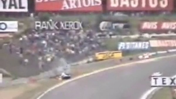 Porsche 956 1985 Stefan Bellof Spa crash