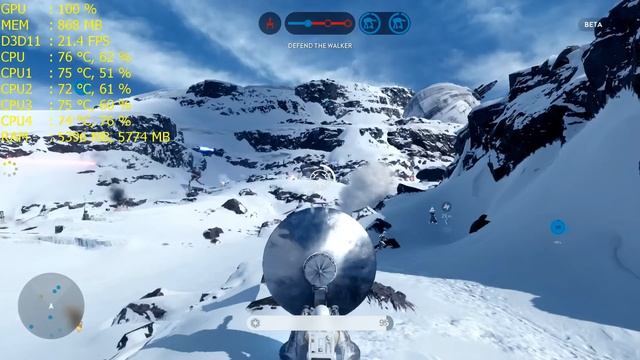 STAR WARS Battlefront multiplayer - i5 4590 - 8GB RAM - HD 4600 | 1080p смотреть онлайн