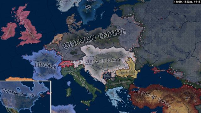 What if the USA joined the Central Powers in WW1? | HOI4 WW1 Timelapse смотреть онлайн