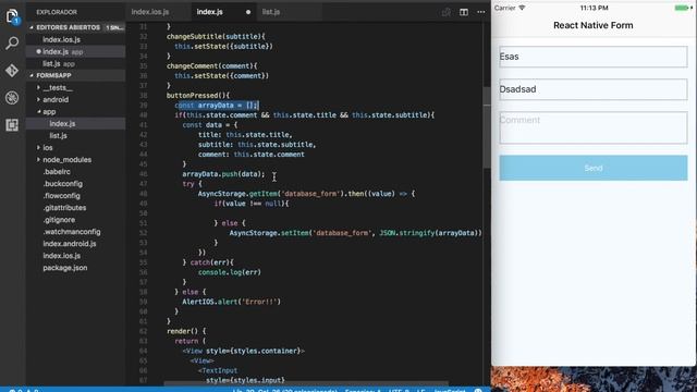 React Native - Parte 13: AsyncStorage смотреть онлайн