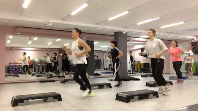 Разминка. Степ- функционал. Семинар SuperFitness Company