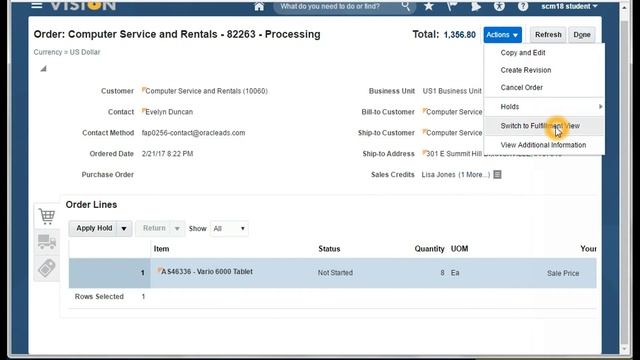 SCM Create Order (Oracle Fusion DOO) смотреть онлайн