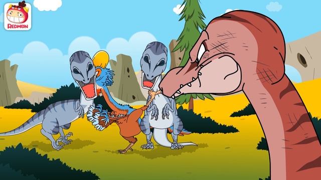 Are Oviraptors Really Thieves? | Exploring dinosaurs | dinosaur adventure | for toddlers | REDMON смотреть онлайн