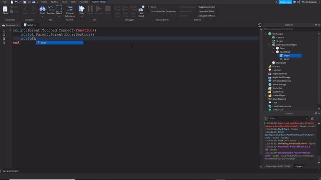 How to use Touch Events in Roblox Studio смотреть онлайн