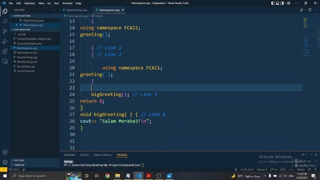 CS112 | Namespaces C++ (Arabic) | Problem 11 | Final Revision смотреть онлайн