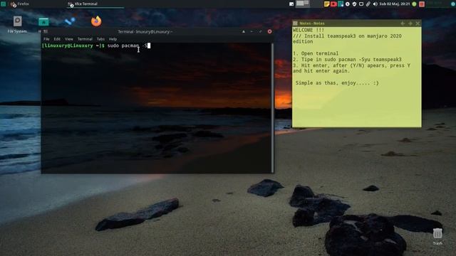 How to install TeamSpeak3 on Linux Manjaro 20 смотреть онлайн